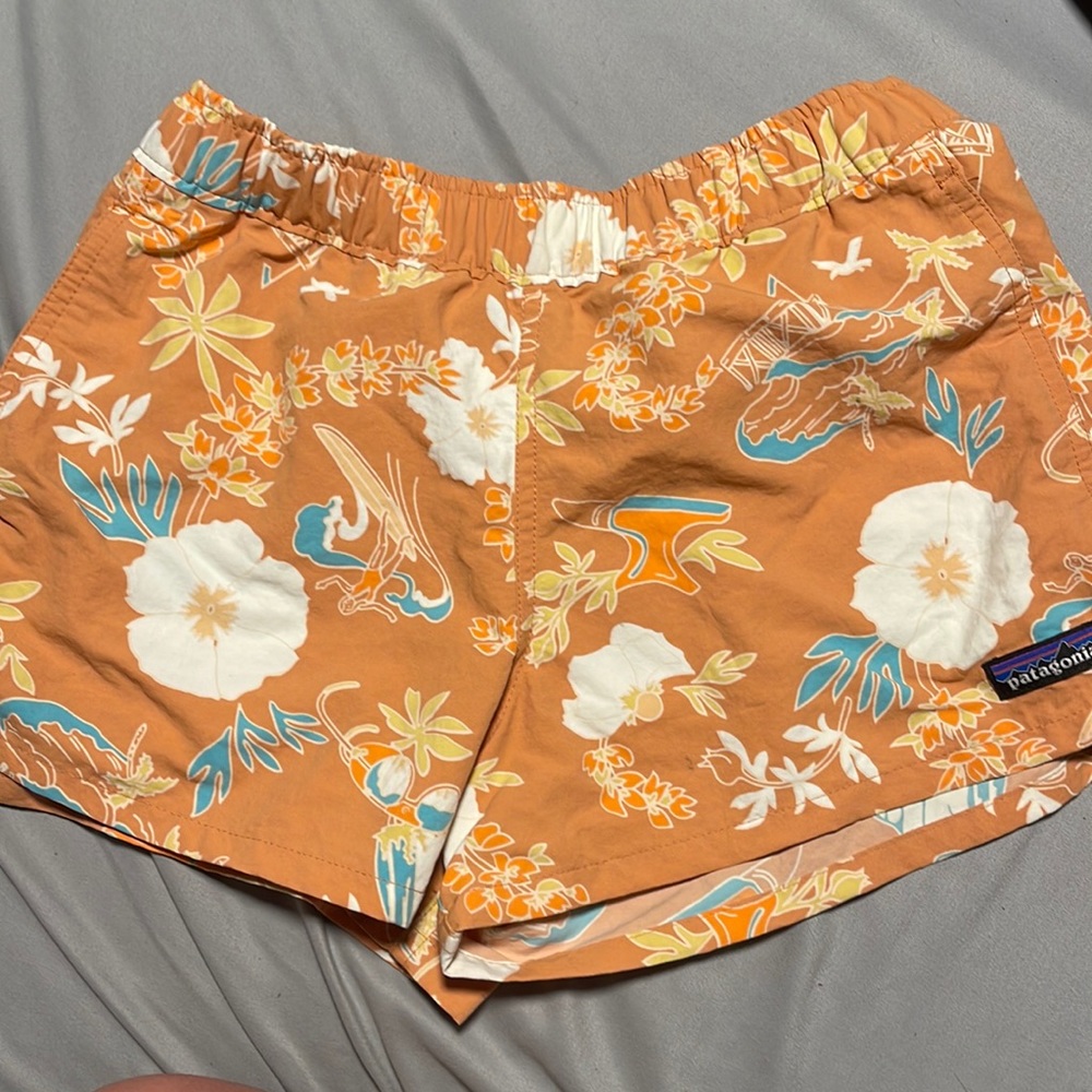 Patagonia shorts. Flower print